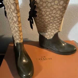 Coach Rain boots